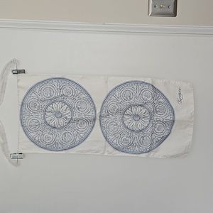 Vintage 1986 Kenmore Silk Floral Scarf Made in Italy